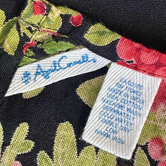 April Cornell Christmas Mistletoe Rectangular Tablecoth Size 52" x 47" Cotton - Picture 3 of 6